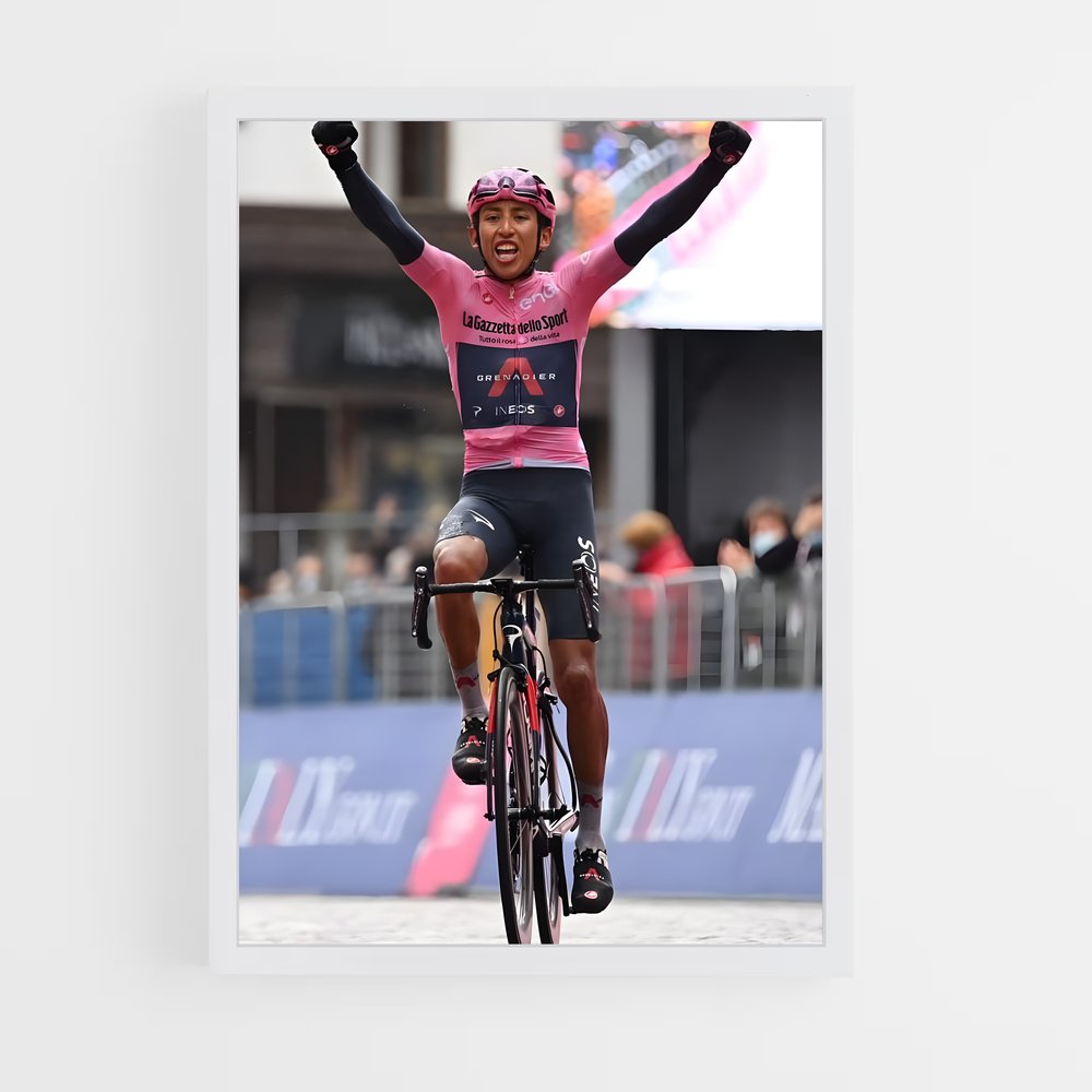 Poster Victoire en Vélosprint – affiche Cyclisme (vue 3)